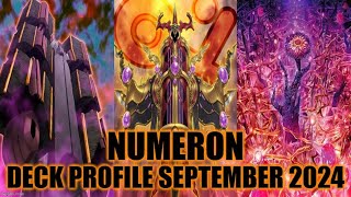 NUMERON DECK PROFILE SEPTEMBER 2024 YUGIOH [upl. by Fulcher]