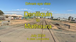 Drivers eye view Deniliquin to Mathoura July 2024 [upl. by Miran]