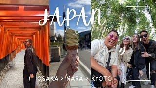 JAPAN VLOG HALAL FOOD NARA DEER KYOTO OSAKA DONTONBORI [upl. by Volnay]