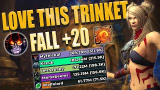 4PC Demonology Warlock  3118K Overall  Galakronds Fall Mythic 20  WoW Dragonflight 102 [upl. by Rashidi]