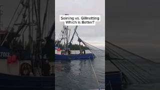 Seining vs Gillnetting Which one’s your goto Drop your pick in the comments alaskafishing [upl. by Cranston]