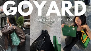 GOYARD SAINT LOUIS PM TOTE  Honest Unboxing Review Current Prices  How to Wear [upl. by Moersch]