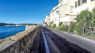 Antibes France Côte dAzur Walk in the Old Town Early Morning [upl. by Dietz]