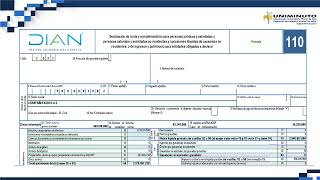 FORMULARIO 110 TRIBUTARIA II VIDEO [upl. by Enitsuga80]