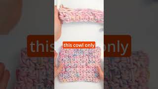 The YARNICORN Cowl cowl weareknitters crochettutorial shorts [upl. by Nicks]