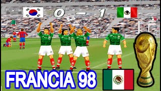 Jugando con MEXICO el MUNDIAL FRANCIA 98 en el juegazo Winning Eleven de PS1 [upl. by Aurita]