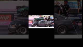 Turbo Miata VS Ford Mustang Drag Race dragrace automobile [upl. by Anema]