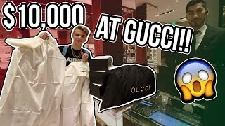 10000 GUCCI SHOPPING SPREE Ive NEVER spent THIS MUCH MONEY [upl. by Uzzial]