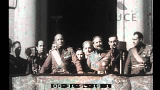 Il Duce presenzia le prime grandi manifestazioni del secondo decennio della Rivoluzione Monza [upl. by Vershen]