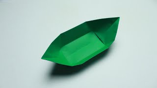 Comment faire un bateau en origami à partir de papier [upl. by Egiap989]