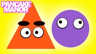 Shapes  Song for Kids  Pancake Manor [upl. by Okier]