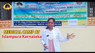 Dr V AISHWARYA  Medical Camp At  Islampura  ಇಸ್ಲಾಂಪೂರ  Bangalore  Karnataka [upl. by Anselme]