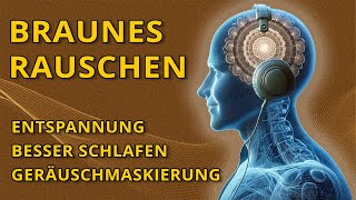 Braunes Rauschen  Brown Noise Tiefenentspannung amp Heilung  25h [upl. by Eciram]