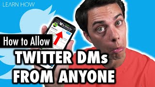 How to Allow DMs on Twitter [upl. by Kamin232]