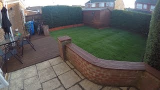 Laying new lawnturf garden transformation TimeLapse [upl. by Fisa]