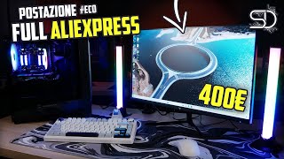 CREO UNA POSTAZIONE DA GAMING ECONOMICA USANDO SOLO ALIEXPRESS [upl. by Rissa]