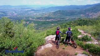 Beginner Trails in Steamboat Bike Park [upl. by Drahcir892]