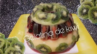 Gelatina De Vainilla Con Kiwis Naturales [upl. by Pepper210]