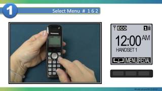 Panasonic  Telephones  Function  How to turn off Talking Caller ID Models listed in Description [upl. by Okihsoy23]