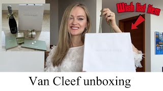 Van Cleef and Arpels unboxing  Van Cleef Diamond Alhambra [upl. by Shields305]