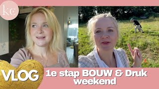 1e STAP BOUW DROOMVILLA  Nieuwe Schoonmaakster amp Druk weekend  Kellycaresse Momlife amp Mindset VLOG [upl. by Elatia]