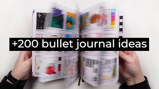 Bullet journal ideas MARATHON 💜 200 ideas for your bujo [upl. by Nich]