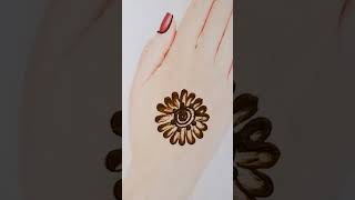 Very easy gol tikki mehndi designs easymehndidedign newmehndidesing shortvideo [upl. by Khorma]