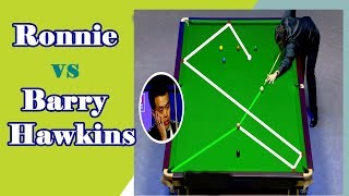 Genius Shots 2018 Ronnie OSullivan vs Barry Hawkins [upl. by Vladi]