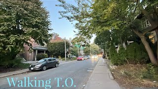 Walking Lowther Avenue to Yorkville Neighbourhood in Downtown Toronto 10172024 [upl. by Eupheemia]