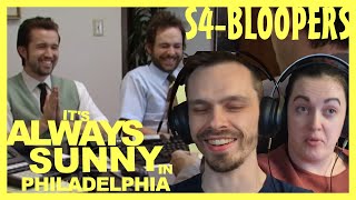 Its Always Sunny Bloopers REACTION  Season 4 Bloopers [upl. by Kerekes]