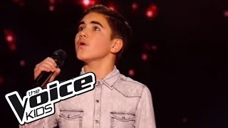 La Poupée  Christophe Maé  Romain  The Voice Kids 2016  Blind Audition [upl. by Bein]