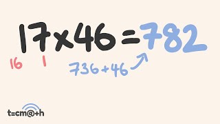 Multiplication Trick  A Different Way to Multiply [upl. by Cowie]