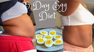 EGG DIET Inspired by Versatile Vicky  Shocking Results  5 day boiled Eggs Challenge for Weightloss [upl. by Donn]