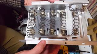 How To Remove amp Replace a KENMORE Clothes Dryer Heating Element Model 11064742400 [upl. by Alcinia821]