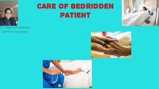 Care of bedridden patient at home Caregivers guideHindi [upl. by Anned]