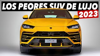 Los 7 PEORES SUV de lujo para 2023 que NUNCA deberías comprar [upl. by Soigroeg]