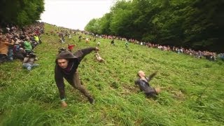 Gloucester Cheese Rolling 2012 OFFICIAL  Worlds Stupidest Competition [upl. by Napas]