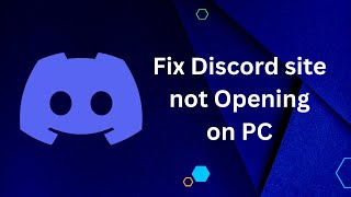 How to Fix Discord Site Not Opening Not Working on Laptop PC  Discord Not Responding problem [upl. by Koa]