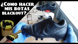 TUTORIAL Blackout  Como hacer mis botas blackout [upl. by Ranita]