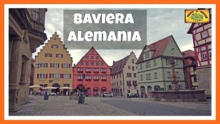 Qué ver en BAVIERA en 5 minutos La región mas bonita y mágica de Alemania  Munich Rothenburg [upl. by Marquet182]