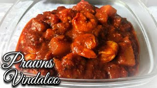 PRAWNS VINDALOO RECIPE IN ENGLISH  SHRIMP VINDALOO  Authentic Goan Cuisine  Goan Recipes [upl. by Helman]