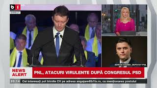 ADRIAN COZMA PNL DESPRE ACUZAȚIILE LANSATE DE PSD ASTĂZI Știri B1TV24 august 2024 [upl. by Ruamaj]