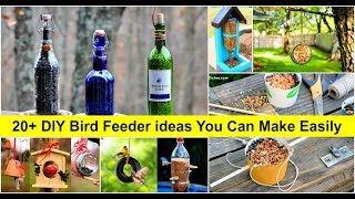 20 DIY Bird Feeder ideas You Can Make Easily [upl. by Annabal]