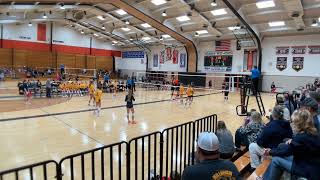 Newberry Varsity Volleyball vs Negaunee [upl. by Palecek749]