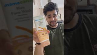 Mamaearth Rice Face wash review skincareproducts mamaearth [upl. by Arretak973]