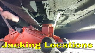 Mercedes Benz C Class W203 Jacking Guide How to Lift your C Class and put it on Jack Stands [upl. by Auqinahc921]