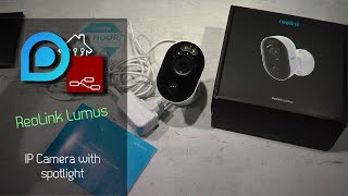 Reolink Lumus  IP camera with a spotlight [upl. by Radbourne]