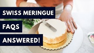 Swiss Meringue Buttercream Troubleshooting 4 FAQs ANSWERED [upl. by Amelie743]