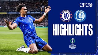 Chelsea 42 Gent  BLUES beat Belgian Buffalos  HIGHLIGHTS  UEFA Europa Conference League 2425 [upl. by Mylor]