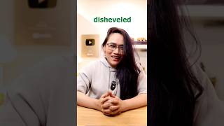 What does DISHEVELED mean 🤔 learnwithlyqa teamlyqa english vocabulary wordoftheday [upl. by Eilyak959]